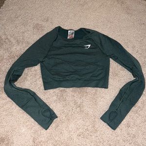 Gymshark vital 2.0 long sleeved cropped